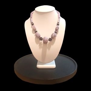 Vintage Signed Japanese Beaded Necklace.